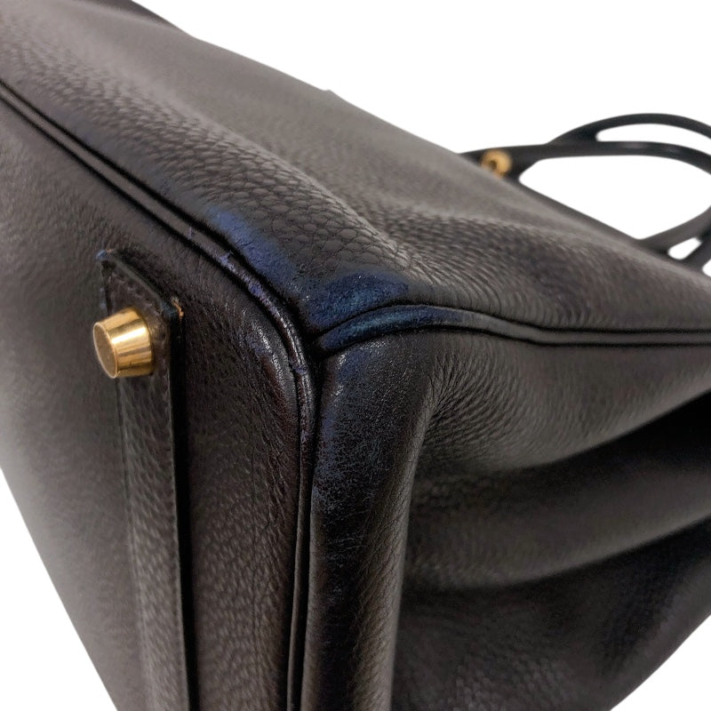 エルメス HERMES バーキン40 □C刻印 (1999年製) ブルーインディゴ　ゴールド金具 トゴ レディース ハンドバッグ