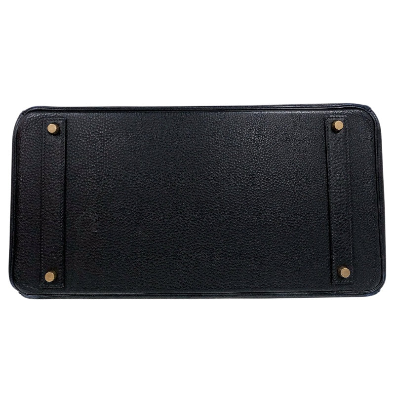 エルメス HERMES バーキン40 □C刻印 (1999年製) ブルーインディゴ　ゴールド金具 トゴ レディース ハンドバッグ