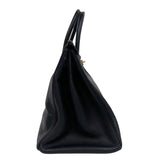 エルメス HERMES バーキン40 □C刻印 (1999年製) ブルーインディゴ　ゴールド金具 トゴ レディース ハンドバッグ