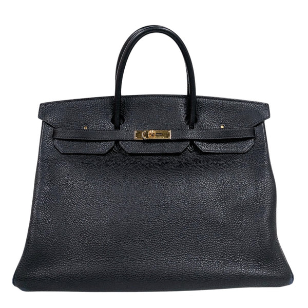 エルメス HERMES バーキン40 □C刻印 (1999年製) ブルーインディゴ　ゴールド金具 トゴ レディース ハンドバッグ