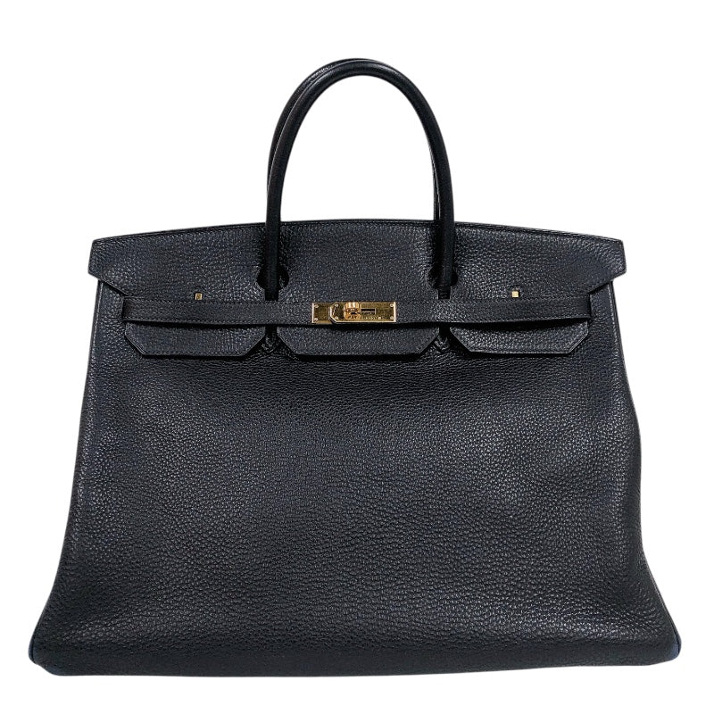 エルメス HERMES バーキン40 □C刻印 (1999年製) ブルーインディゴ　ゴールド金具 トゴ レディース ハンドバッグ