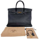 エルメス HERMES バーキン40 □C刻印 (1999年製) ブルーインディゴ　ゴールド金具 トゴ レディース ハンドバッグ