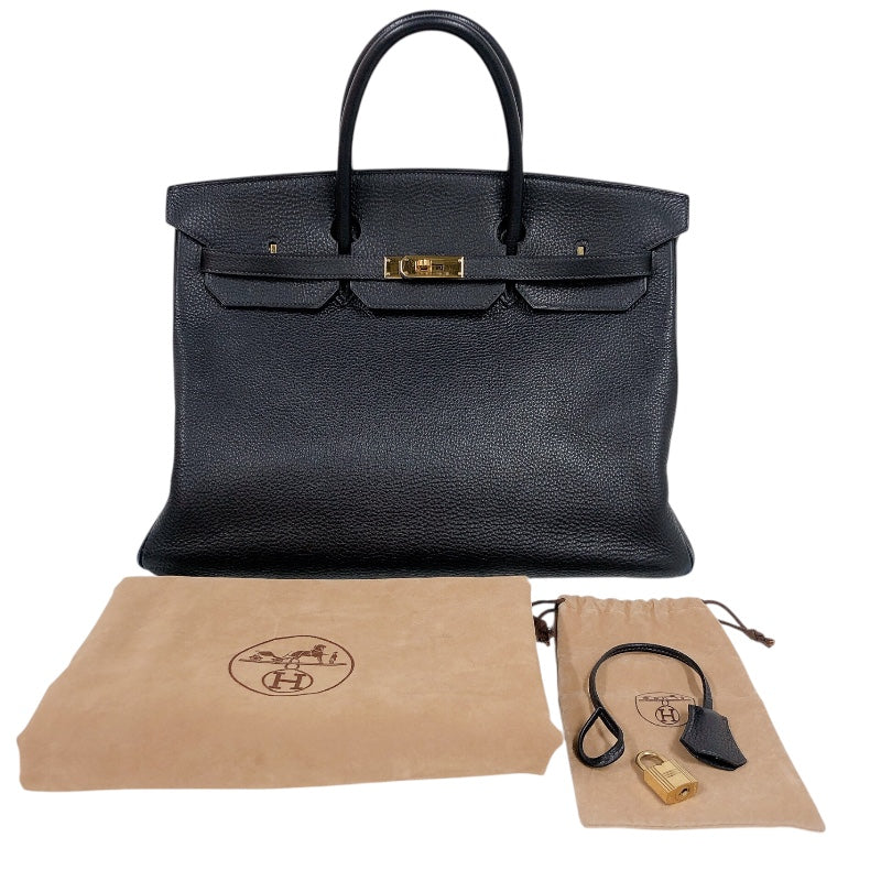 エルメス HERMES バーキン40 □C刻印 (1999年製) ブルーインディゴ　ゴールド金具 トゴ レディース ハンドバッグ