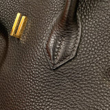 エルメス HERMES バーキン40 □C刻印 (1999年製) ブルーインディゴ　ゴールド金具 トゴ レディース ハンドバッグ