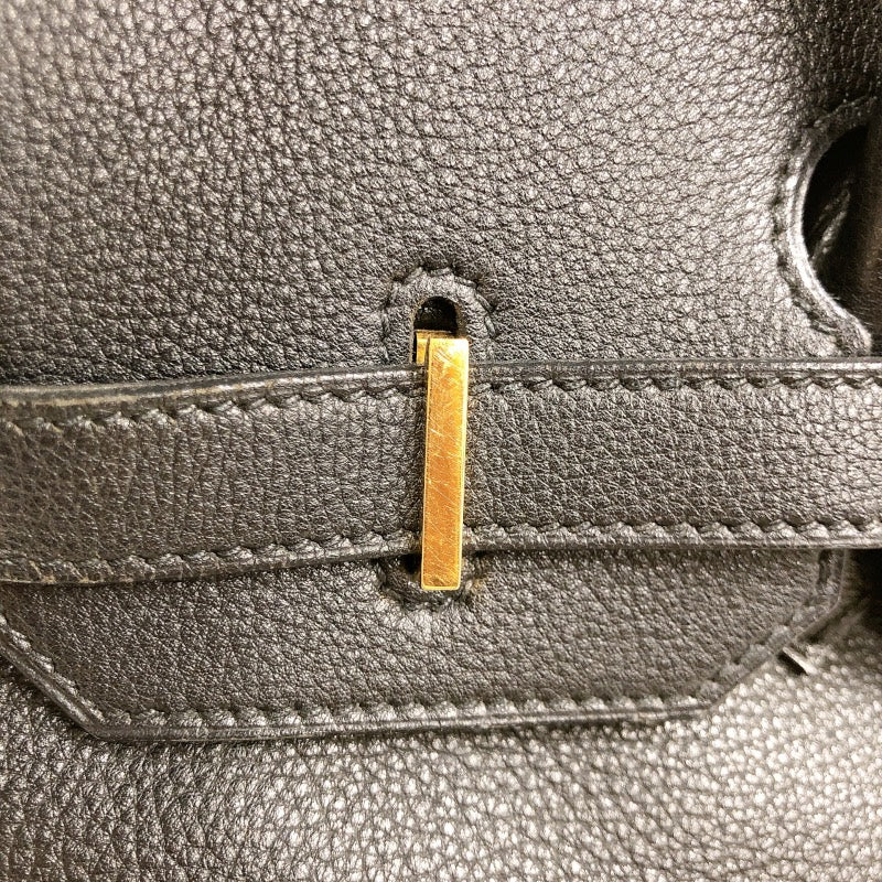 エルメス HERMES バーキン35 □A刻印　(1997年製) ブラック　ゴールド金具 トゴ レディース ハンドバッグ