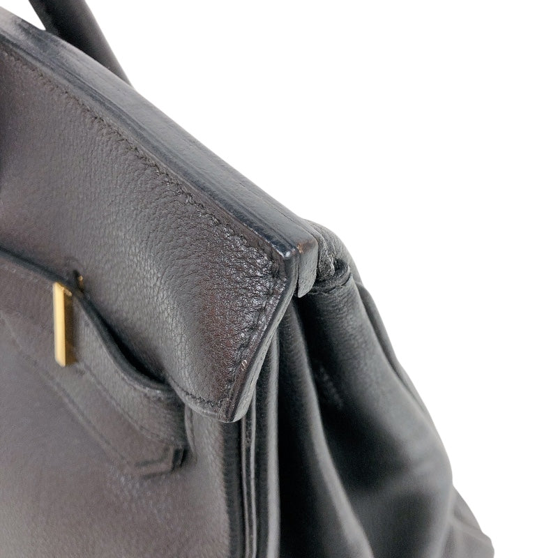 エルメス HERMES バーキン35 □A刻印　(1997年製) ブラック　ゴールド金具 トゴ レディース ハンドバッグ