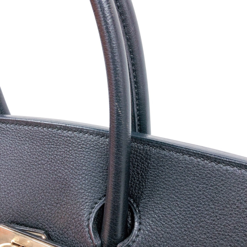 エルメス HERMES バーキン35 □A刻印　(1997年製) ブラック　ゴールド金具 トゴ レディース ハンドバッグ