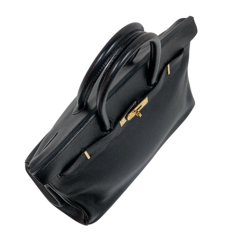 エルメス HERMES バーキン35 □A刻印　(1997年製) ブラック　ゴールド金具 トゴ レディース ハンドバッグ