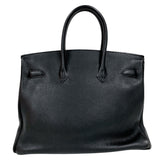 エルメス HERMES バーキン35 □A刻印　(1997年製) ブラック　ゴールド金具 トゴ レディース ハンドバッグ