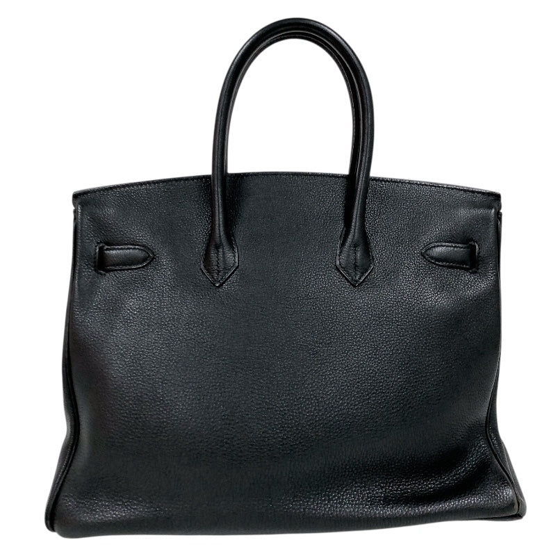 エルメス HERMES バーキン35 □A刻印　(1997年製) ブラック　ゴールド金具 トゴ レディース ハンドバッグ