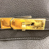 エルメス HERMES バーキン35 □A刻印　(1997年製) ブラック　ゴールド金具 トゴ レディース ハンドバッグ