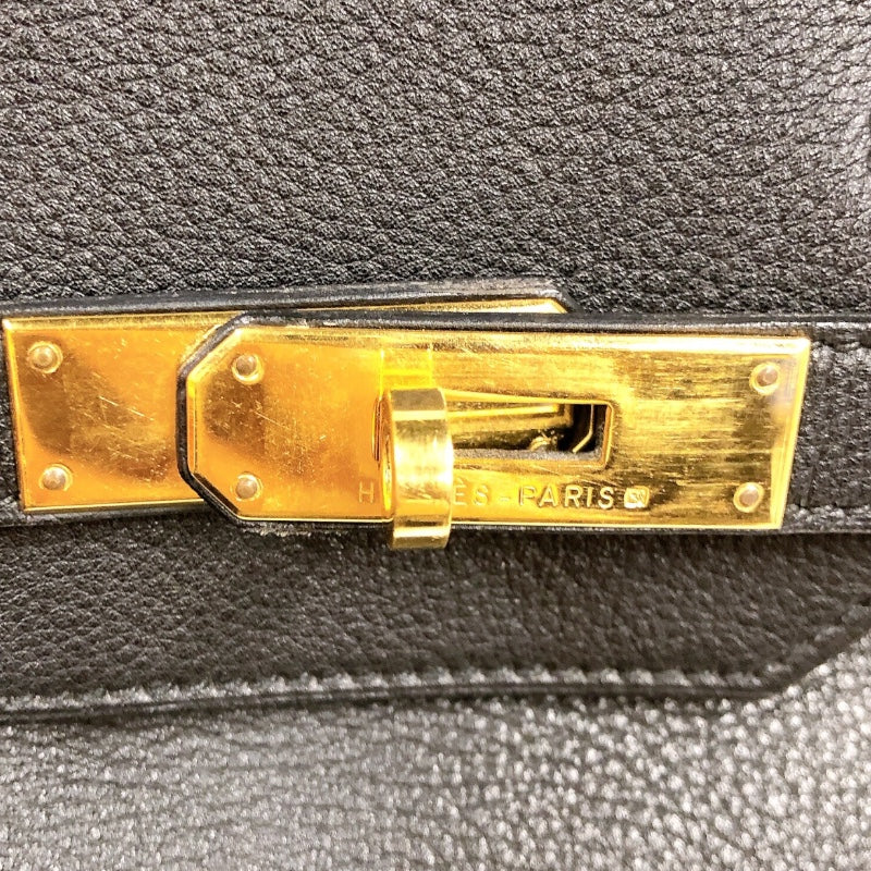 エルメス HERMES バーキン35 □A刻印　(1997年製) ブラック　ゴールド金具 トゴ レディース ハンドバッグ
