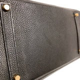 エルメス HERMES バーキン35 □A刻印　(1997年製) ブラック　ゴールド金具 トゴ レディース ハンドバッグ
