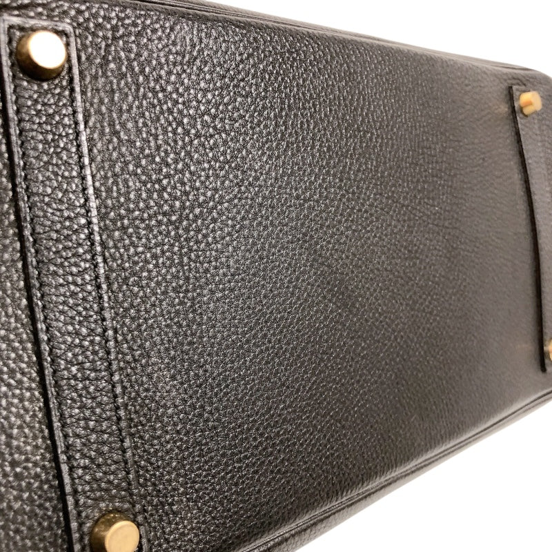 エルメス HERMES バーキン35 □A刻印　(1997年製) ブラック　ゴールド金具 トゴ レディース ハンドバッグ