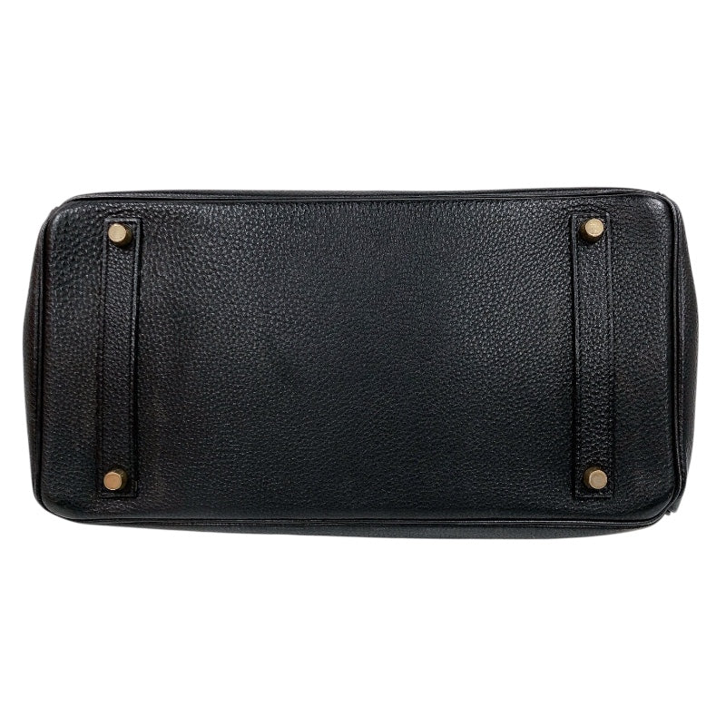 エルメス HERMES バーキン35 □A刻印　(1997年製) ブラック　ゴールド金具 トゴ レディース ハンドバッグ