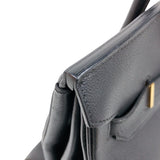 エルメス HERMES バーキン35 □A刻印　(1997年製) ブラック　ゴールド金具 トゴ レディース ハンドバッグ