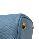 プラダ PRADA パニエ スモール バッグ 1BA217 ライトブルー GD金具 サフィアーノレザー レディース ショルダーバッグ