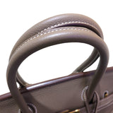 エルメス HERMES バーキン30 X刻印 エトゥープ/GD金具 トゴ レディース ハンドバッグ