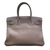 エルメス HERMES バーキン30 X刻印 エトゥープ/GD金具 トゴ レディース ハンドバッグ
