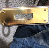 エルメス HERMES バーキン30 X刻印 エトゥープ/GD金具 トゴ レディース ハンドバッグ