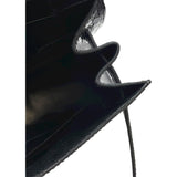 エルメス HERMES ケリー28 外縫い ○V刻 ブラック GD金具 ポロサスリセ レディース ショルダーバッグ