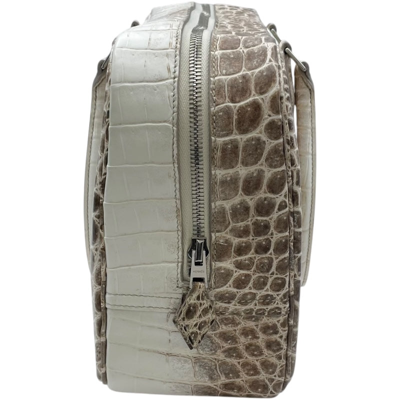 エルメス HERMES プリュム28 X刻 ヒマラヤ SV金具 ニロティカス レディース ハンドバッグ