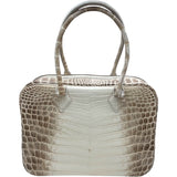 エルメス HERMES プリュム28 X刻 ヒマラヤ SV金具 ニロティカス レディース ハンドバッグ