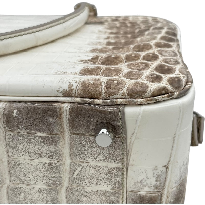 エルメス HERMES プリュム28 X刻 ヒマラヤ SV金具 ニロティカス レディース ハンドバッグ