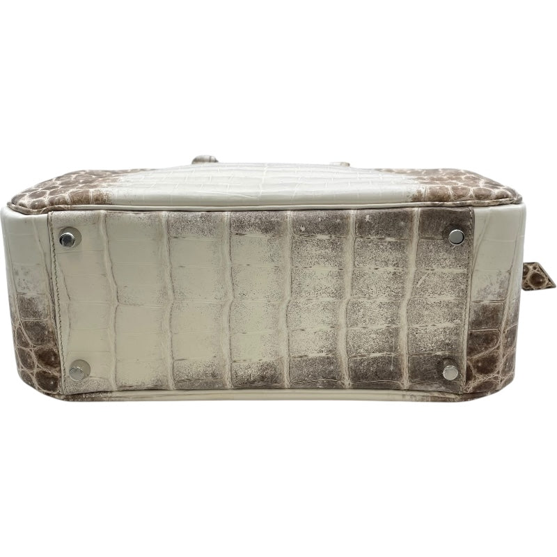 エルメス HERMES プリュム28 X刻 ヒマラヤ SV金具 ニロティカス レディース ハンドバッグ