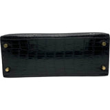 エルメス HERMES ケリー28 外縫い □E刻 ブラック GD金具 ポロサスリセ レディース ハンドバッグ