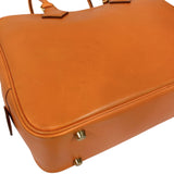 エルメス HERMES プリュム28 □E刻印　（2001年製造） オレンジ　シルバー金具 ヴォーガリバー レディース ハンドバッグ