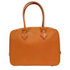 エルメス HERMES プリュム28 □E刻印　（2001年製造） オレンジ　シルバー金具 ヴォーガリバー レディース ハンドバッグ