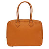 エルメス HERMES プリュム28 □E刻印　（2001年製造） オレンジ　シルバー金具 ヴォーガリバー レディース ハンドバッグ