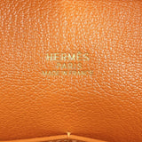 エルメス HERMES プリュム28 □E刻印　（2001年製造） オレンジ　シルバー金具 ヴォーガリバー レディース ハンドバッグ