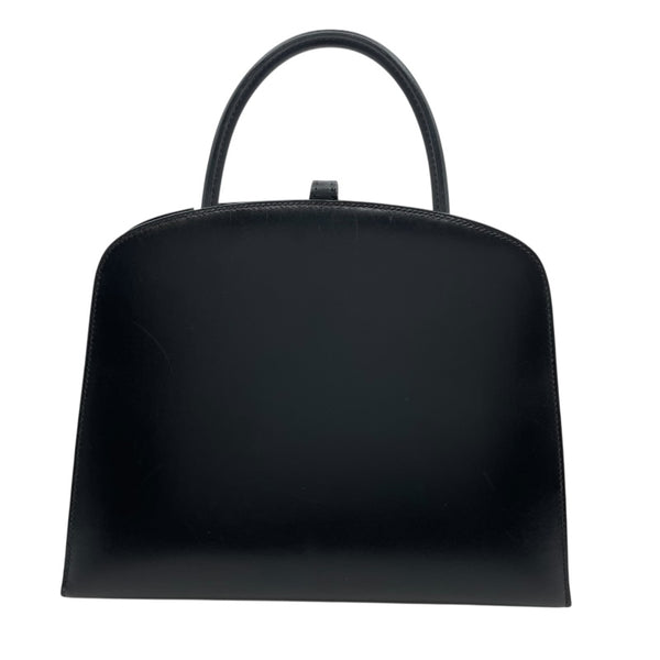 エルメス HERMES ダルヴィPM □B刻 ブラック GD金具 ボックスカーフ レディース ハンドバッグ