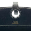 エルメス HERMES ダルヴィPM □B刻 ブラック GD金具 ボックスカーフ レディース ハンドバッグ