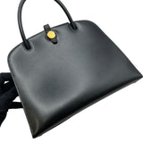 エルメス HERMES ダルヴィPM □B刻 ブラック GD金具 ボックスカーフ レディース ハンドバッグ