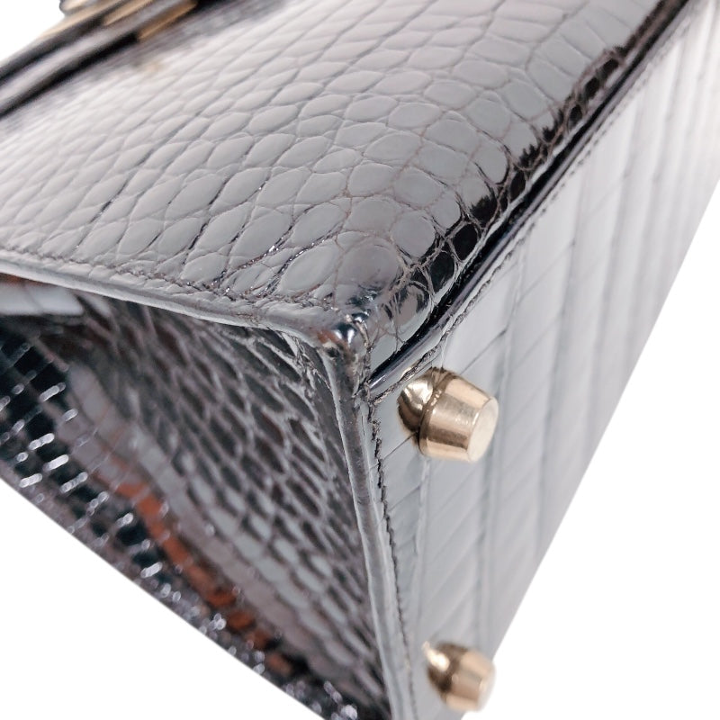 エルメス HERMES ケリー28外縫い 〇Z刻 GD金具 ポロサスリセ レディース ハンドバッグ