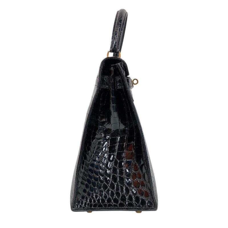 エルメス HERMES ケリー28外縫い 〇Z刻 GD金具 ポロサスリセ レディース ハンドバッグ