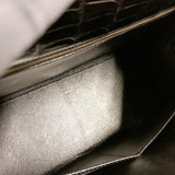 エルメス HERMES ケリー28外縫い 〇Z刻 GD金具 ポロサスリセ レディース ハンドバッグ