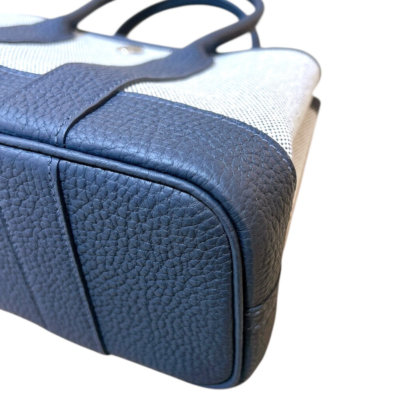 エルメス HERMES ネオガーデン23 K刻印 SV金具 トワル・ネゴンダ レディース ハンドバッグ