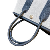 エルメス HERMES ネオガーデン23 K刻印 SV金具 トワル・ネゴンダ レディース ハンドバッグ