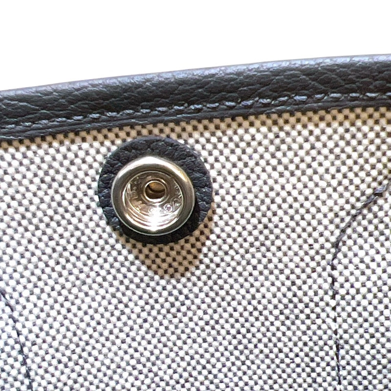 エルメス HERMES ネオガーデン23 K刻印 SV金具 トワル・ネゴンダ レディース ハンドバッグ