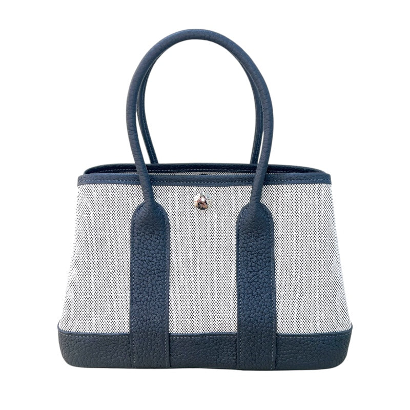 エルメス HERMES ネオガーデン23 K刻印 SV金具 トワル・ネゴンダ レディース ハンドバッグ