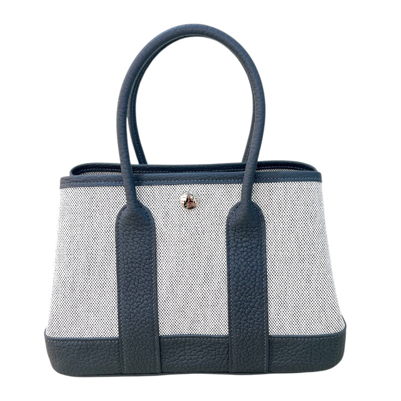 エルメス HERMES ネオガーデン23 K刻印 SV金具 トワル・ネゴンダ レディース ハンドバッグ