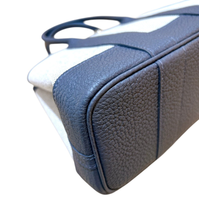 エルメス HERMES ネオガーデン23 K刻印 SV金具 トワル・ネゴンダ レディース ハンドバッグ