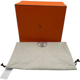 エルメス HERMES ネオガーデン23 W刻印 ベージュ・マロン SV金具 トワル レディース ハンドバッグ