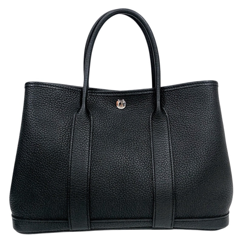 エルメス HERMES ガーデンパーティーTPM Y刻印　(2020年製) ブラック　シルバー金具 ネゴンダ ユニセックス ハンドバッグ