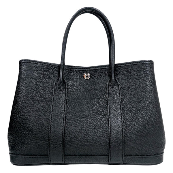 エルメス HERMES ガーデンパーティーTPM Y刻印　(2020年製) ブラック　シルバー金具 ネゴンダ ユニセックス ハンドバッグ