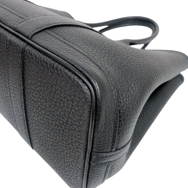 エルメス HERMES ガーデンパーティーTPM Y刻印　(2020年製) ブラック　シルバー金具 ネゴンダ ユニセックス ハンドバッグ